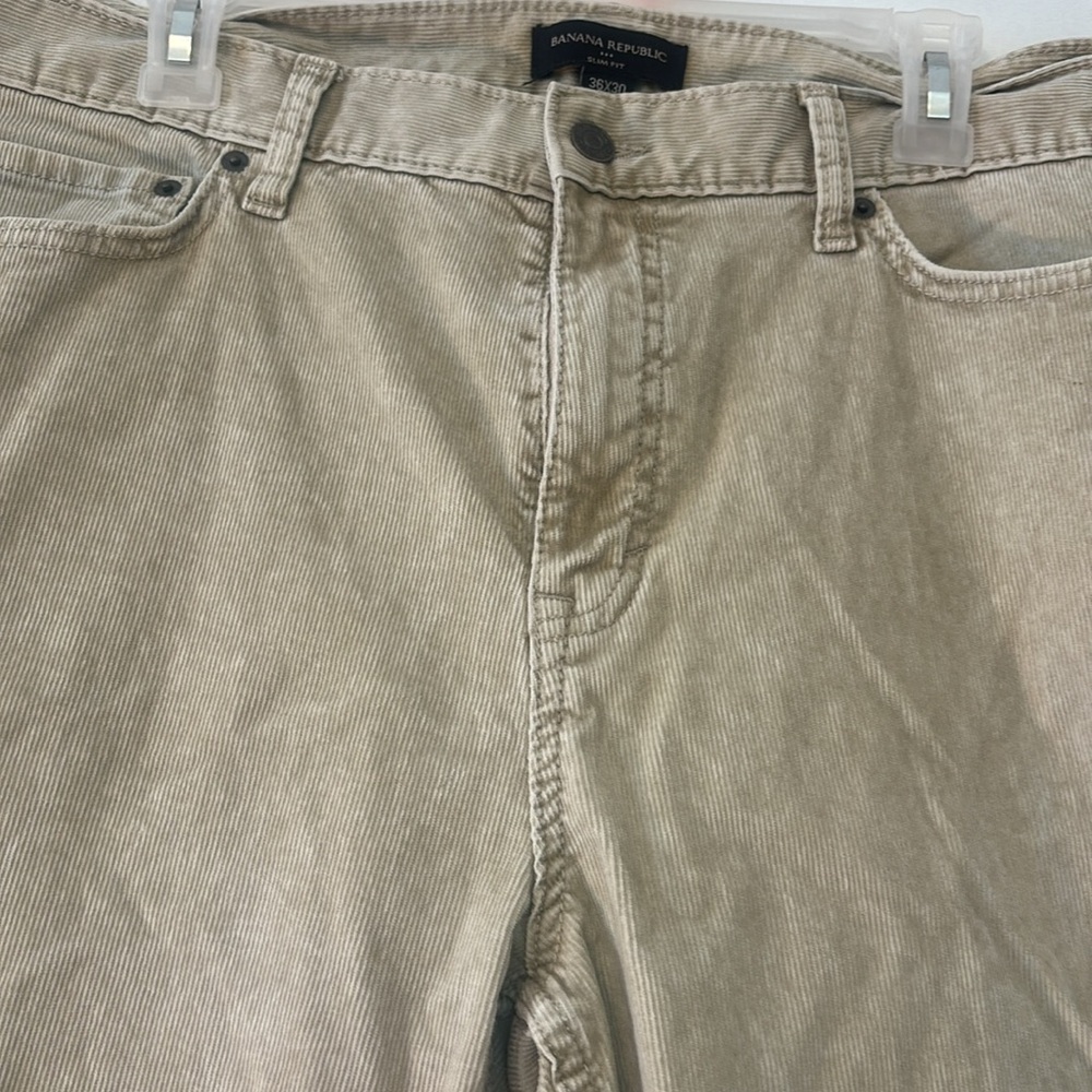 Banana Republic Men Slim Fit Corduroy Pants - Picture 5 of 7